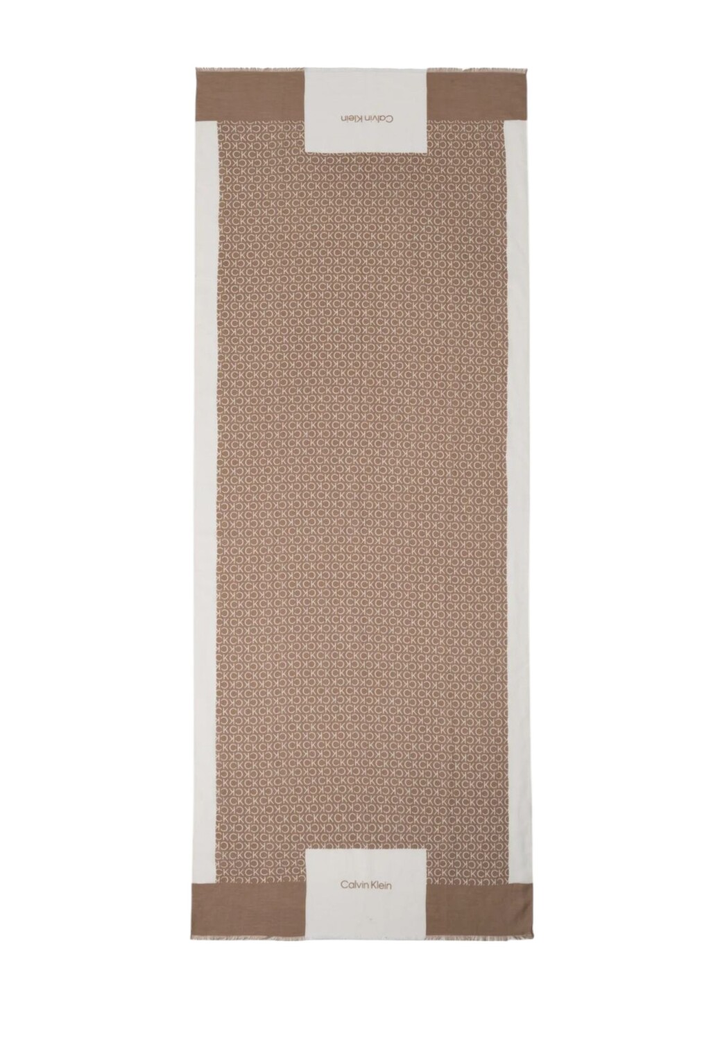 Шарф Calvin Klein с орнаментом, бежевый
Шарф Calvin Klein с орнаментом, бежевый