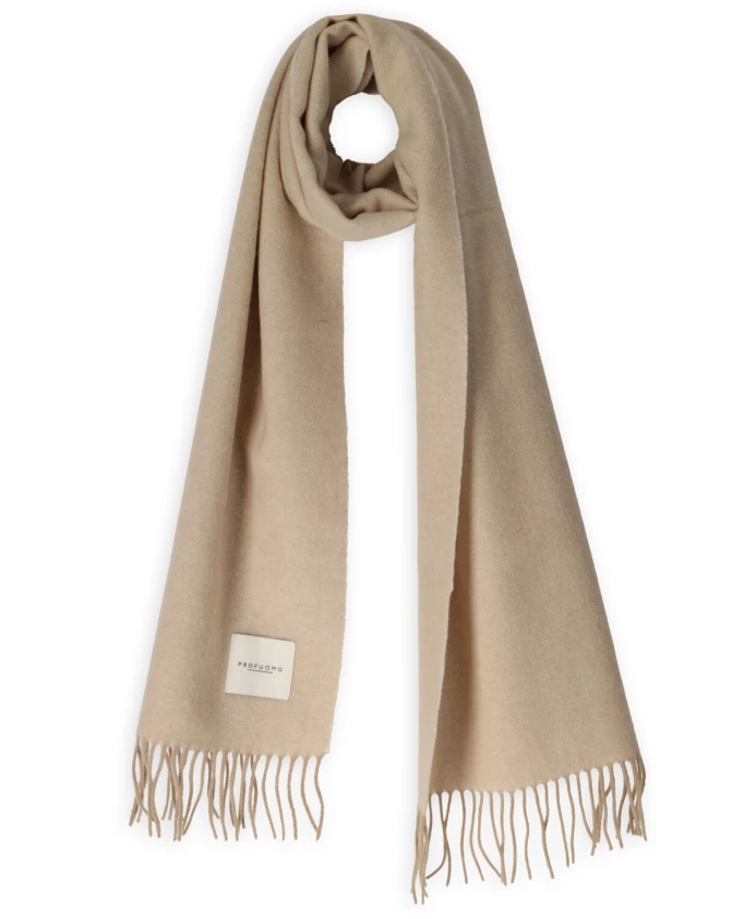 Мужской шарф из овечьей шерсти Profuomo, бежевый
Мужской шарф из овечьей шерсти Profuomo, бежевый