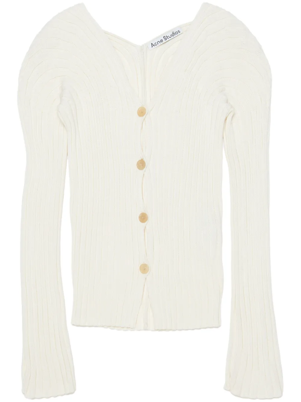 Кардиган на пуговицах Acne Studios, нейтральный
Кардиган на пуговицах Acne Studios, нейтральный