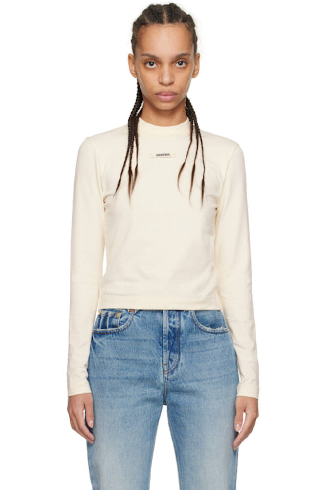 Футболка Off-White «The Gros Grain» с длинными рукавами JACQUEMUS
Футболка Off-White «The Gros Grain» с длинными рукавами JACQUEMUS