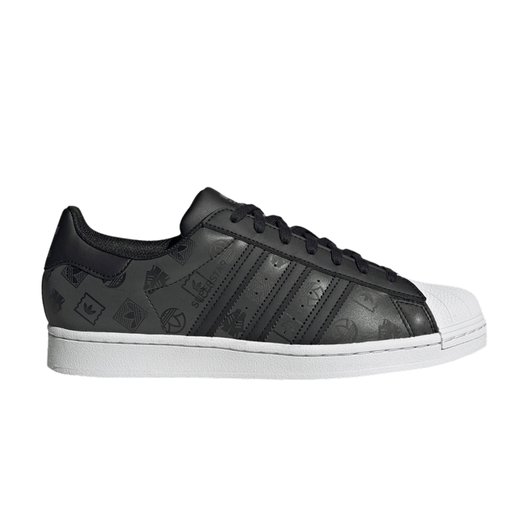 Кроссовки adidas Superstar 'Monogram Logo - Black', черный 
Кроссовки adidas Superstar 'Monogram Logo - Black', черный