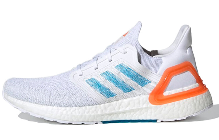 Adidas Ultra Boost 20 White Sharp Blue True Orange
Adidas Ultra Boost 20 White Sharp Blue True Orange