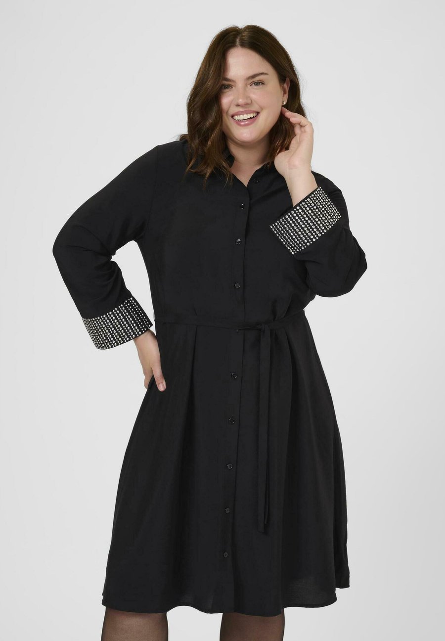 Платье Kaffe Curve KCcenia Dress, Black Deep/Mottled Black
Платье Kaffe Curve KCcenia Dress, Black Deep/Mottled Black