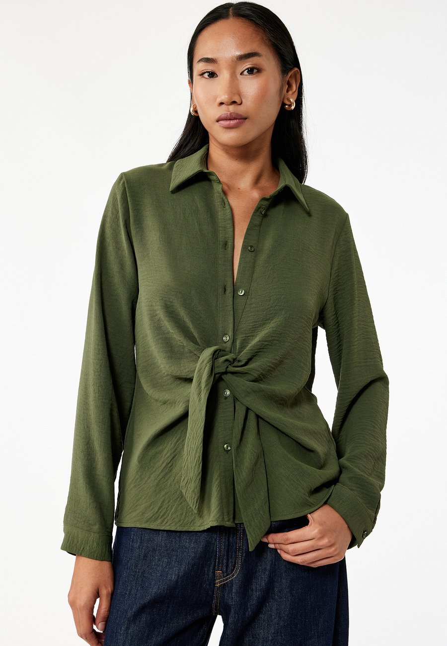 Блуза Koton Button-down blouse, Khaki
Блуза Koton Button-down blouse, Khaki