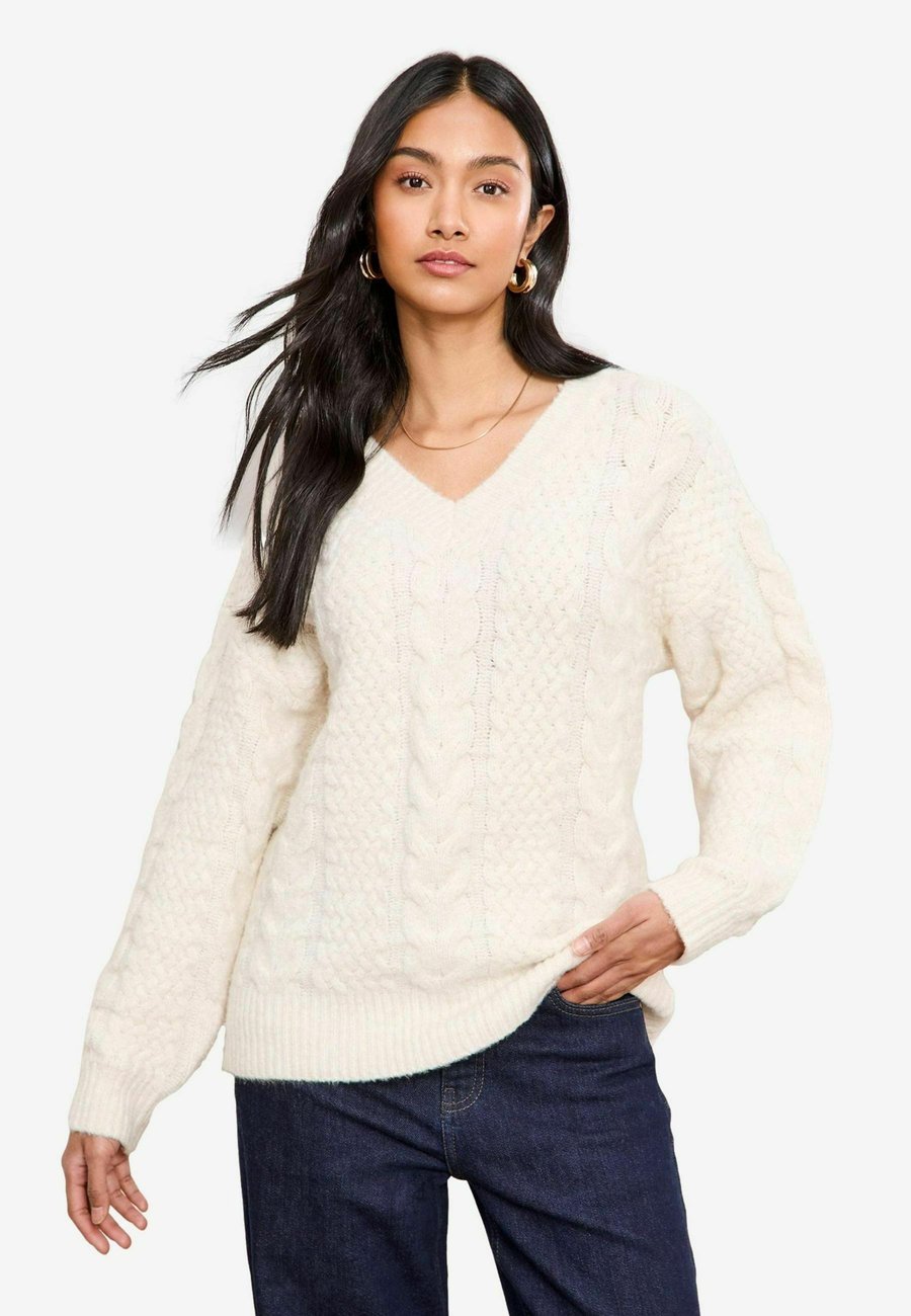 Джемпер Friends Like These V NECK CABLE , Ivory/White
Джемпер Friends Like These V NECK CABLE , Ivory/White