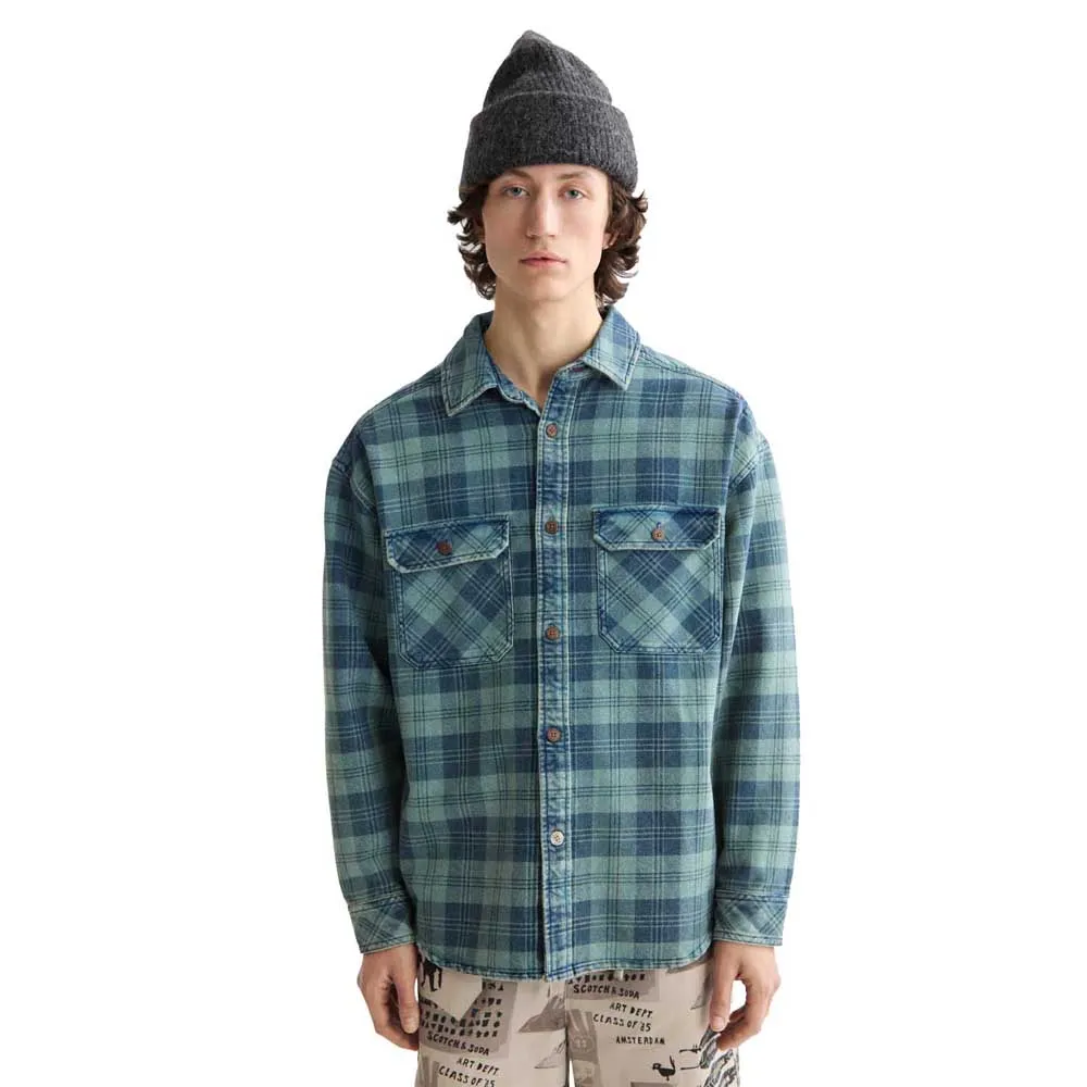 Верхняя рубашка Scotch & Soda 180860, синий 
Верхняя рубашка Scotch & Soda 180860, синий