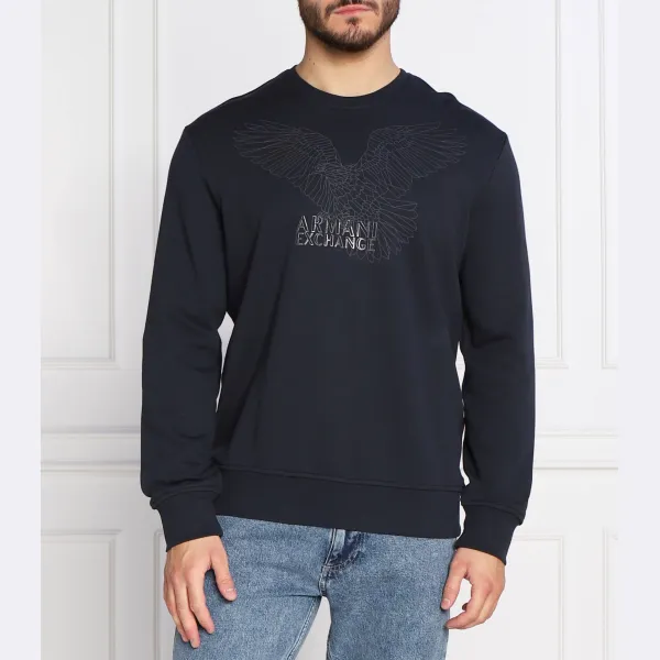 Толстовка обычного кроя Armani Exchange, синий
Толстовка обычного кроя Armani Exchange, синий