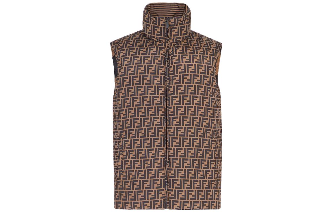 FENDI Жилет мужской коричневый со стойкой утолщенный Others
FENDI Жилет мужской коричневый со стойкой утолщенный Others