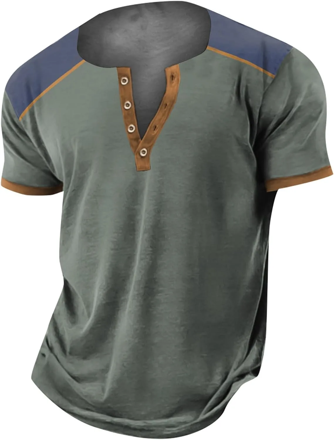 Мужская футболка Henley Casual для тренировок, S-3XL
Мужская футболка Henley Casual для тренировок, S-3XL