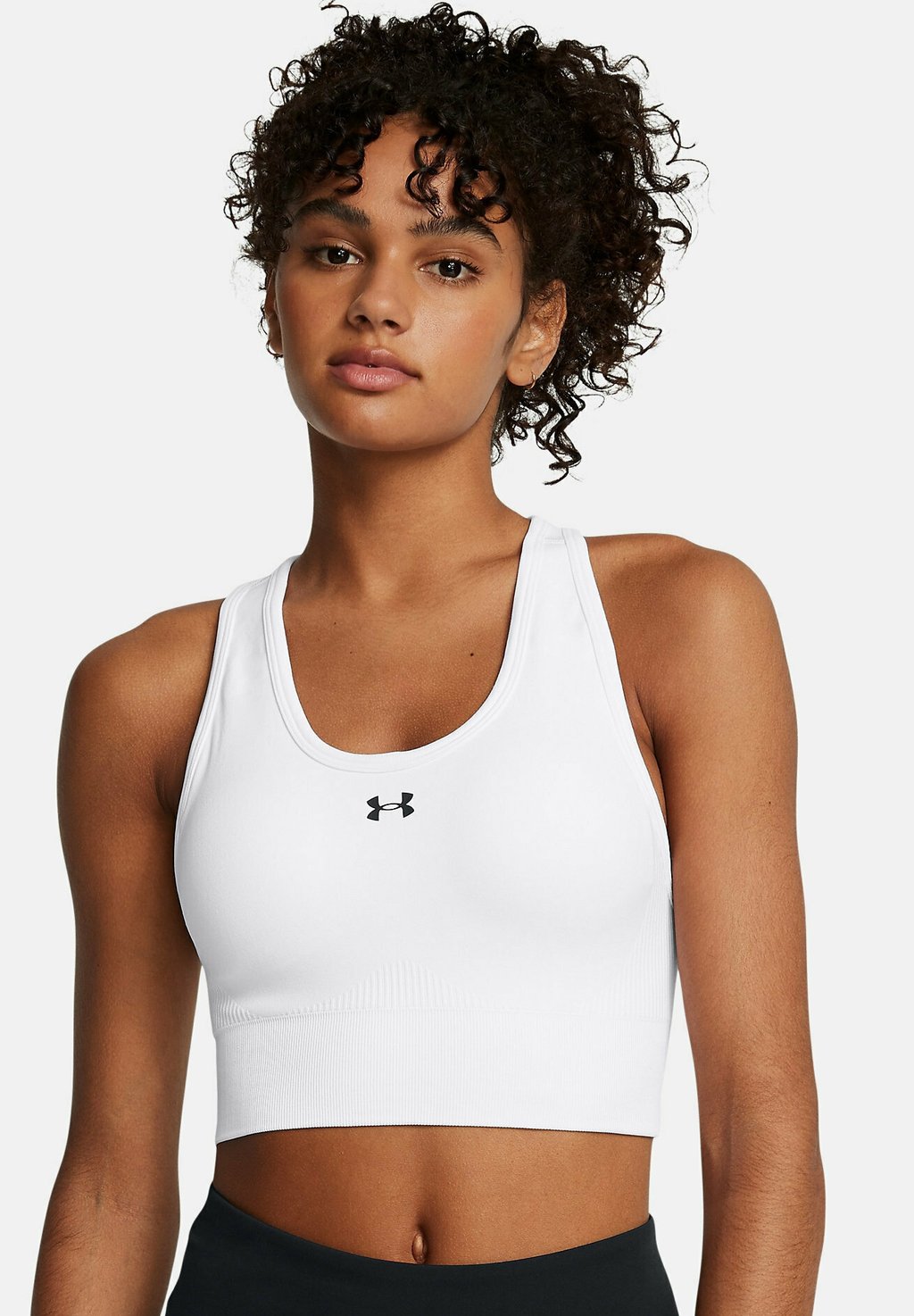 Спортивный бюстгальтер средней поддержки VANISH SEAMLESS MID Under Armour, белый
Спортивный бюстгальтер средней поддержки VANISH SEAMLESS MID Under Armour, белый