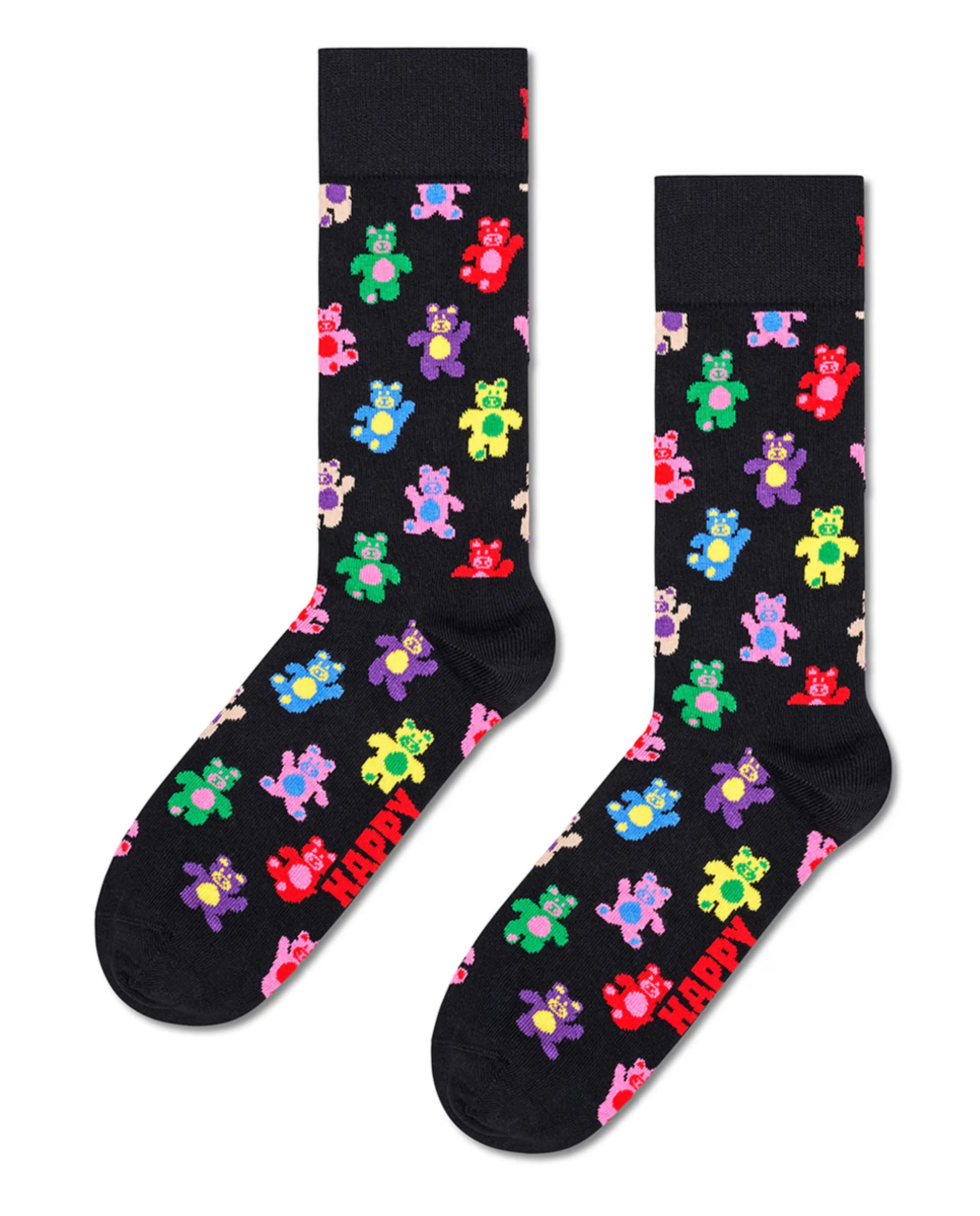 Необычные носки Happy Socks, черный 
Необычные носки Happy Socks, черный