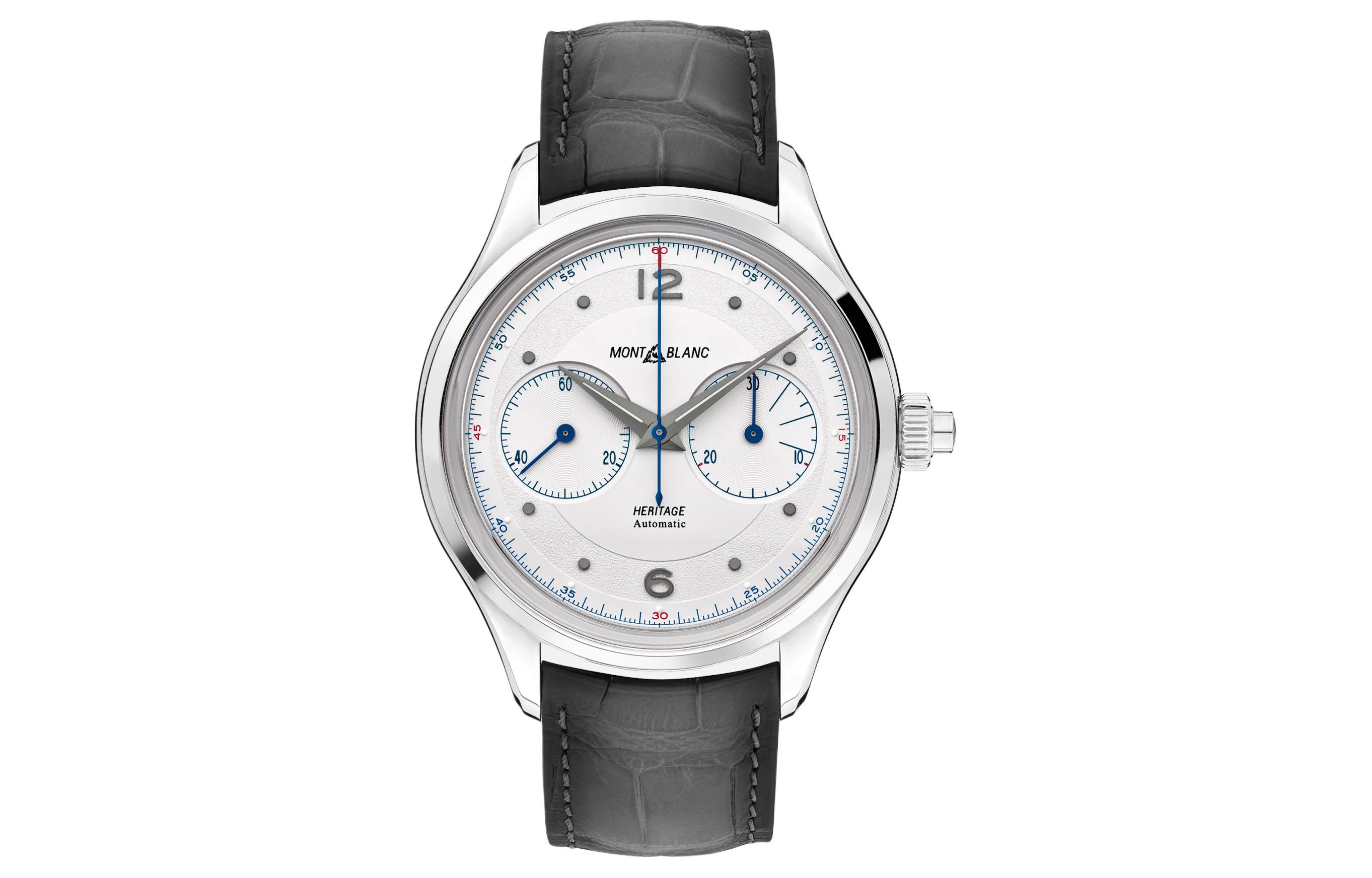 MONTBLANC Часы Men's Heritage Collection Watch, Silver Dial 
MONTBLANC Часы Men's Heritage Collection Watch, Silver Dial