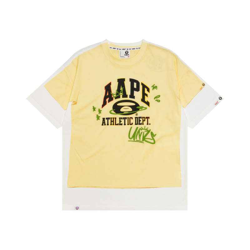 Футболка с принтом от A Bathing APE Aape, желтый
Футболка с принтом от A Bathing APE Aape, желтый