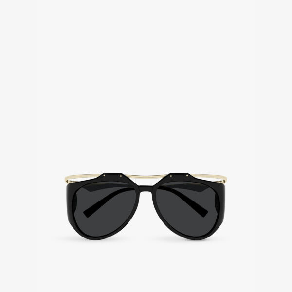 Солнцезащитные очки-пилоты SLM137 Amelia в оправе из ацетата и металла Saint Laurent, черный
Солнцезащитные очки-пилоты SLM137 Amelia в оправе из ацетата и металла Saint Laurent, черный
