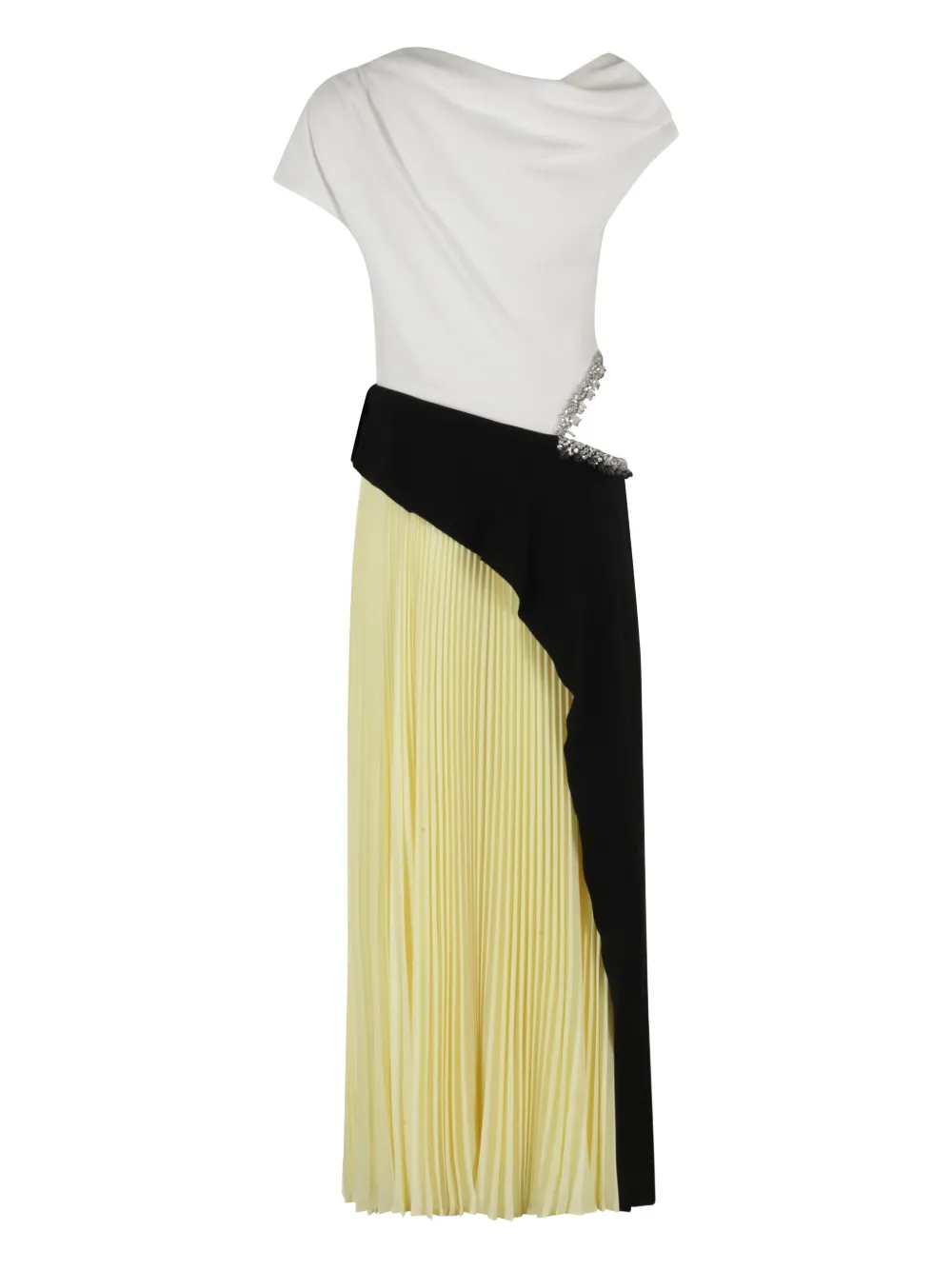 Платье миди Andromeda с плиссировкой и кристаллами Simkhai, белый
Платье миди Andromeda с плиссировкой и кристаллами Simkhai, белый