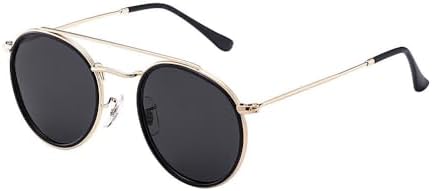 Ретро круглые солнцезащитные очки 2027 года для мужчин и женщин, винтажная оправа с двойной перемычкой, очки для вождения, защита от ультрафиолета UV400 MTZJH, C5 Grey
Ретро круглые солнцезащитные очки 2027 года для мужчин и женщин, винтажная оправа с двойной перемычкой, очки для вождения, защита от ультрафиолета UV400 MTZJH, C5 Grey