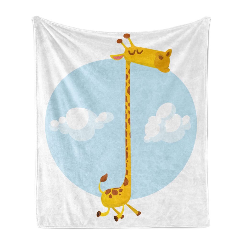 ABAKUHAUS Giraffe Мягкое фланелевое флисовое одеяло, Африка в горошек, очень длинная шея, мультяшное животное с круговым принтом, 175 x 230 см, белый и нежно-голубой
ABAKUHAUS Giraffe Мягкое фланелевое флисовое одеяло, Африка в горошек, очень длинная шея, мультяшное животное с круговым принтом, 175 x 230 см, белый и нежно-голубой
