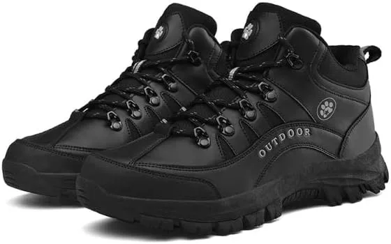 Мужские походные ботинки с хорошей поддержкой свода стопы, высокие, противоскользящие, легкие туристические кроссовки и ботинки для прогулок AngryMonkey, черный
Мужские походные ботинки с хорошей поддержкой свода стопы, высокие, противоскользящие, легкие туристические кроссовки и ботинки для прогулок AngryMonkey, черный