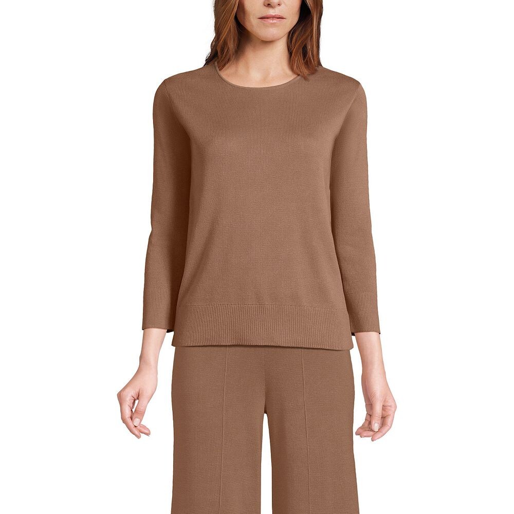 Женский свитер Land End Fine Guage с круглым вырезом и рукавами три четверти Lands' End, цвет Warm Tawny Brown
Женский свитер Land End Fine Guage с круглым вырезом и рукавами три четверти Lands' End, цвет Warm Tawny Brown