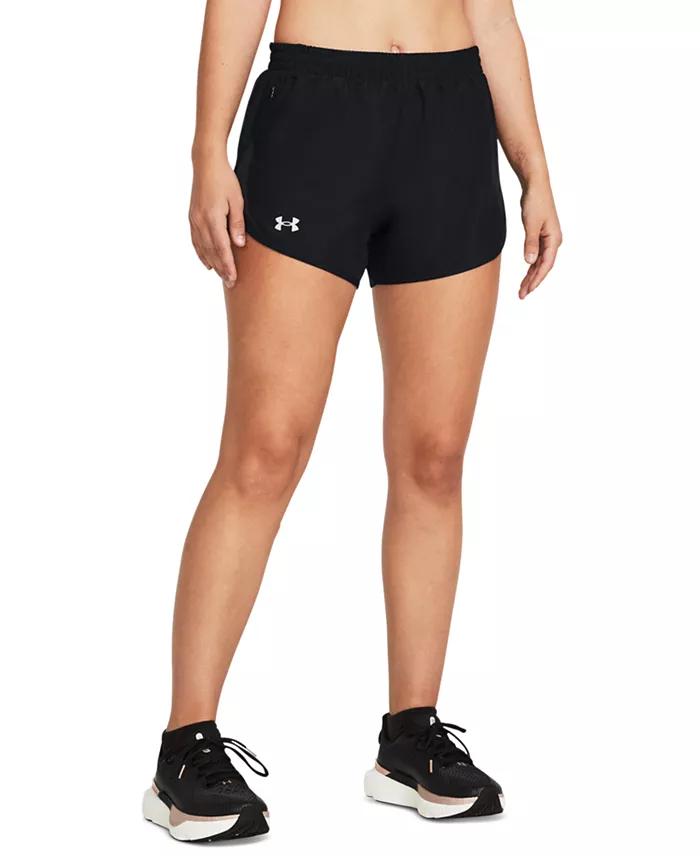 Женские беговые шорты Fly By с сетчатыми вставками Under Armour, черный
Женские беговые шорты Fly By с сетчатыми вставками Under Armour, черный