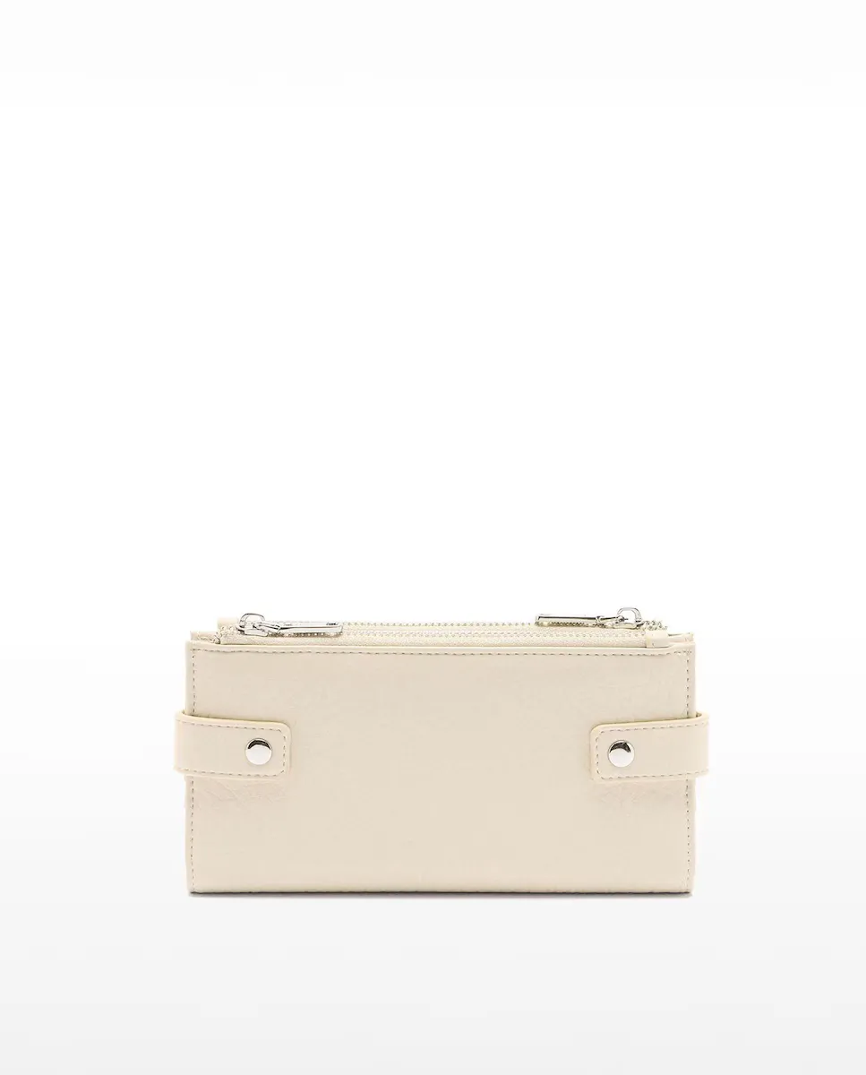 Большой удлиненный женский кошелек с застежкой-молнией, однотонный Parfois, белый
Большой удлиненный женский кошелек с застежкой-молнией, однотонный Parfois, белый