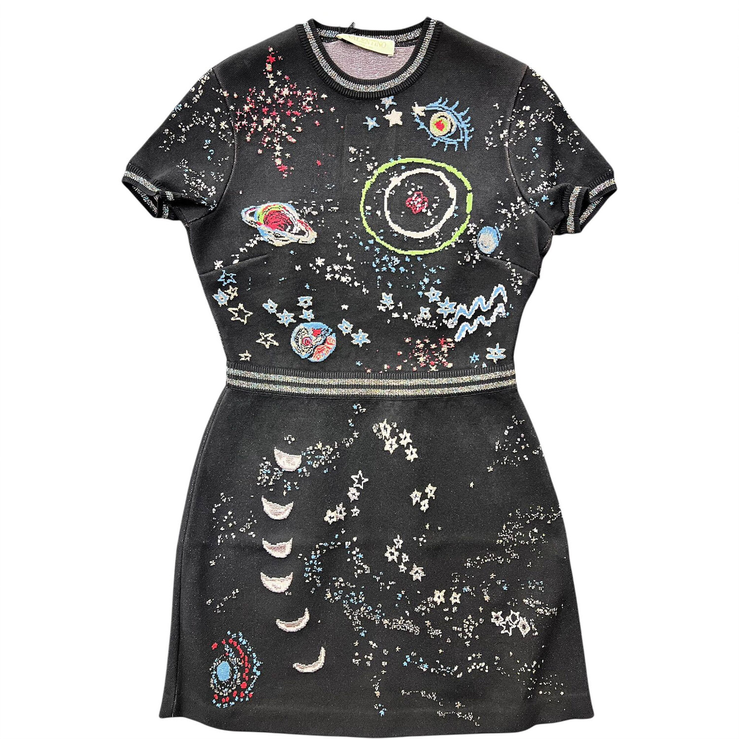 Женское платье с коротким рукавом Valentino, черный
Женское платье с коротким рукавом Valentino, черный