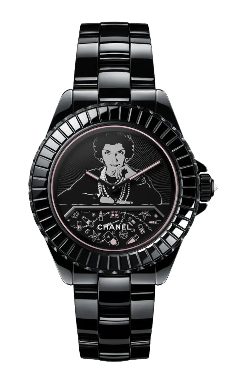 Мадемуазель j12 blush калибр 12.1, 38 мм - лимитированная серия - h10313 CHANEL
Мадемуазель j12 blush калибр 12.1, 38 мм - лимитированная серия - h10313 CHANEL