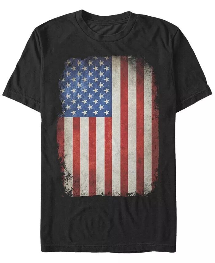 Мужская футболка с коротким рукавом и принтом «Флаг» Fifth Sun, черный 
Мужская футболка с коротким рукавом и принтом «Флаг» Fifth Sun, черный