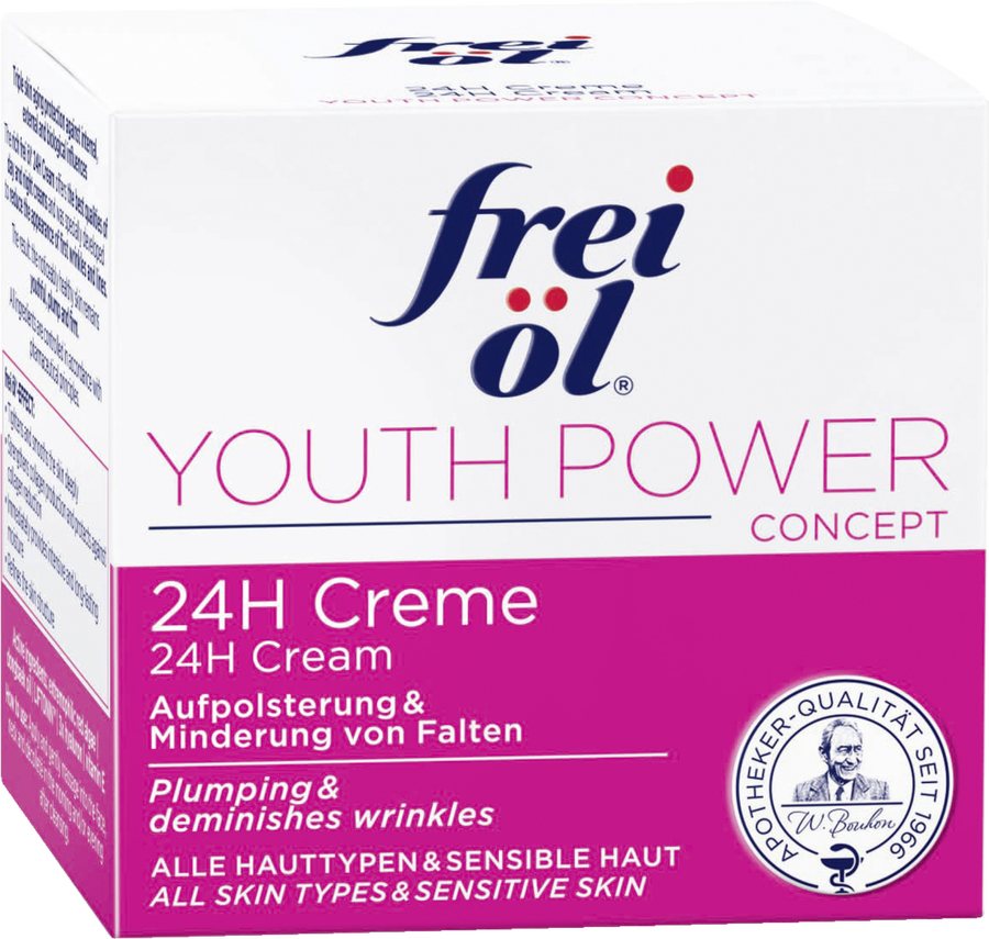 Дневной крем frei öl YOUTH POWER CONCEPT 24H Creme
Дневной крем frei öl YOUTH POWER CONCEPT 24H Creme
