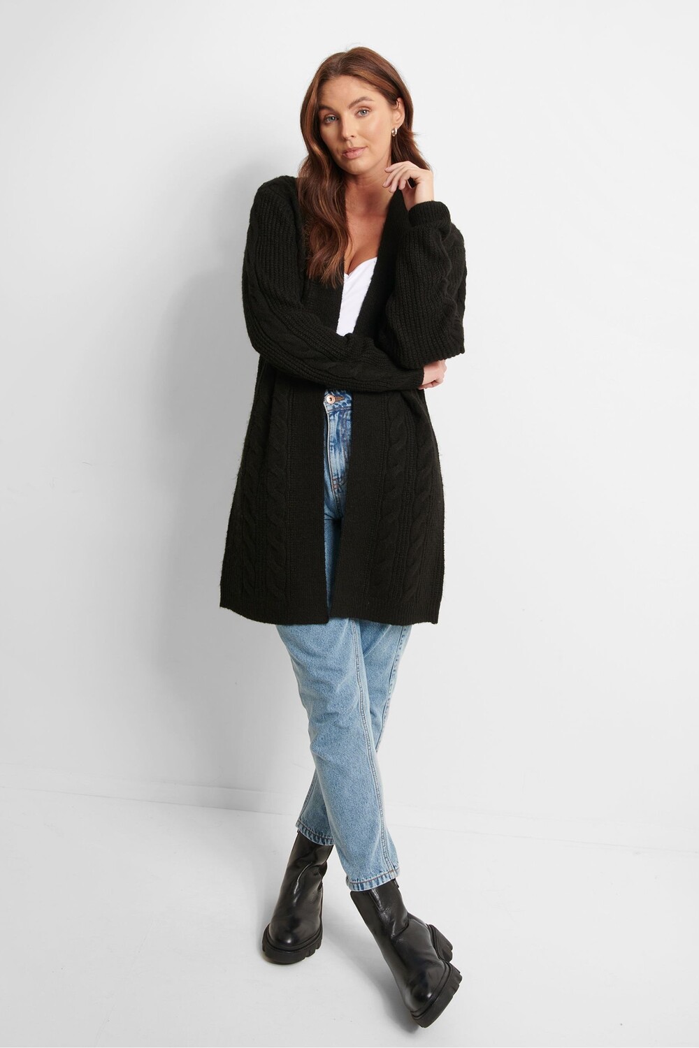 Вязаный кардиган Threadbare, черный
Вязаный кардиган Threadbare, черный