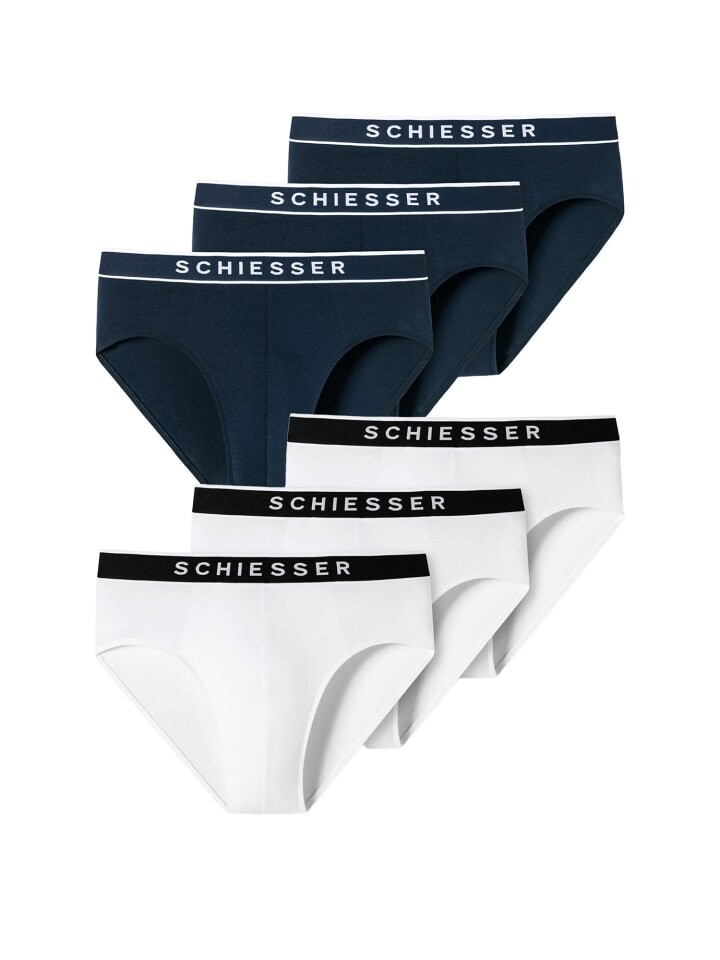 Трусы Schiesser, цвет weiss/navy
Трусы Schiesser, цвет weiss/navy