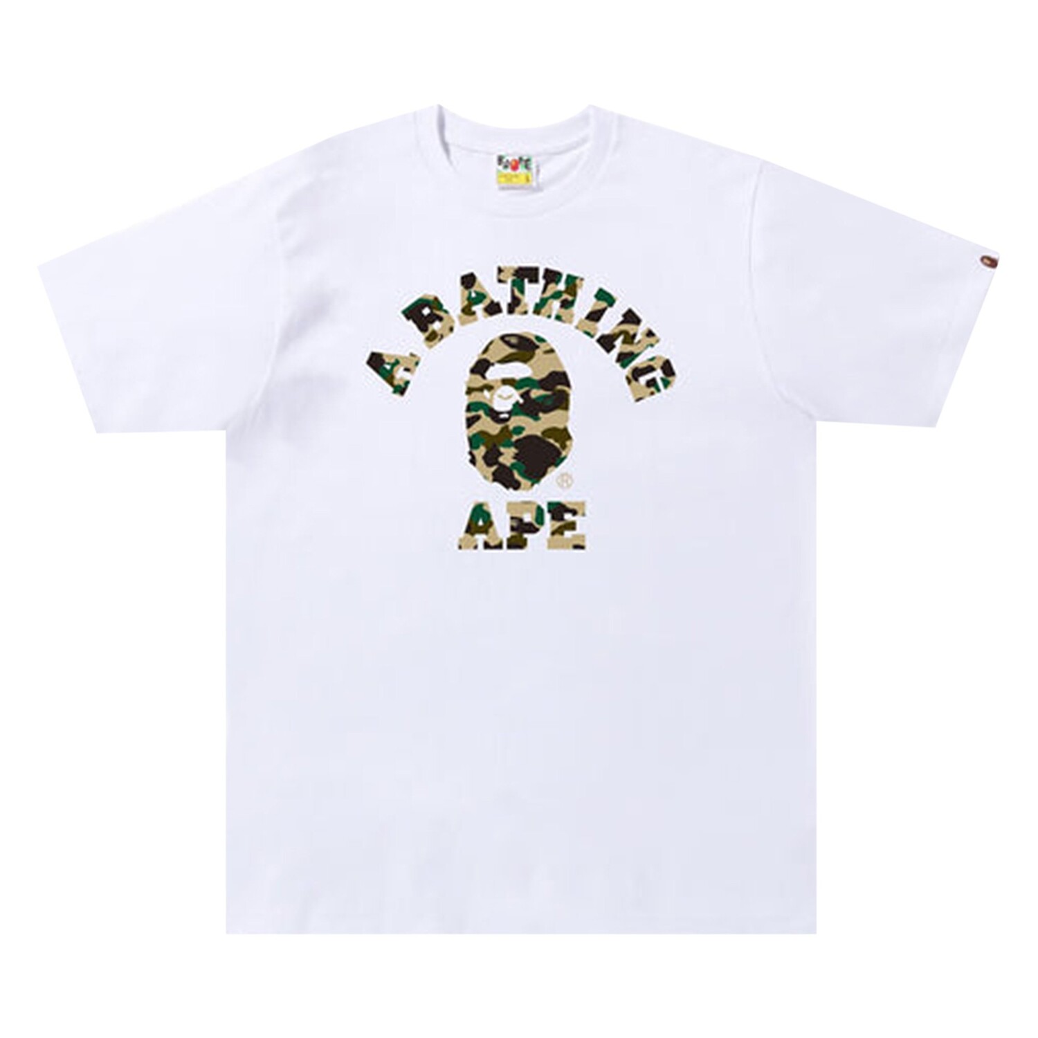Футболка BAPE 1st Camo College, Белый/Желтый
Футболка BAPE 1st Camo College, Белый/Желтый