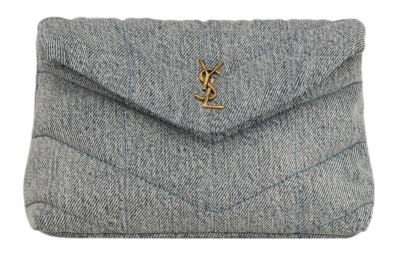 SAINT LAURENT Хлопковая сумочка-клатч с кожаными вставками
SAINT LAURENT Хлопковая сумочка-клатч с кожаными вставками