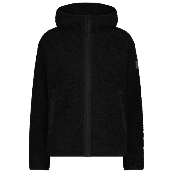 Женская куртка с фиксированным капюшоном, флисовая куртка с резиновым покрытием Cmp, Nero 
Женская куртка с фиксированным капюшоном, флисовая куртка с резиновым покрытием Cmp, Nero