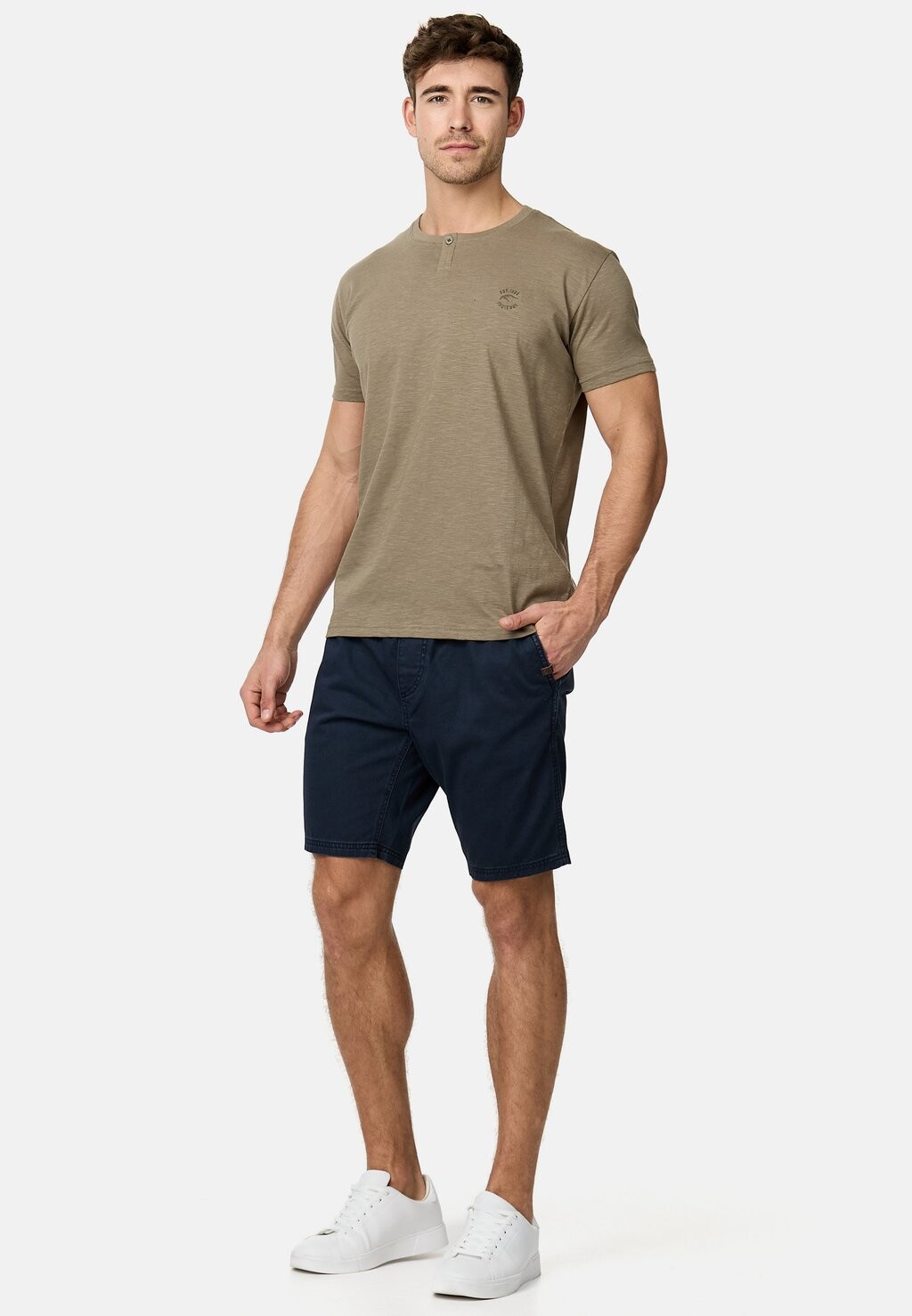 Базовая футболка ANSEL INDICODE JEANS, хаки
Базовая футболка ANSEL INDICODE JEANS, хаки