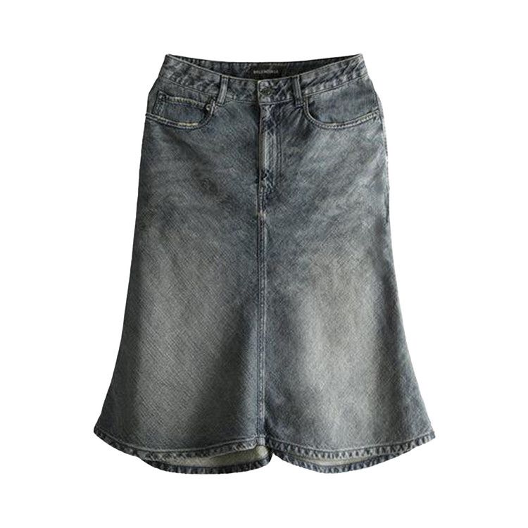 Юбка Balenciaga Godet Midi Skirt, Navy/Green/Yellow 
Юбка Balenciaga Godet Midi Skirt, Navy/Green/Yellow