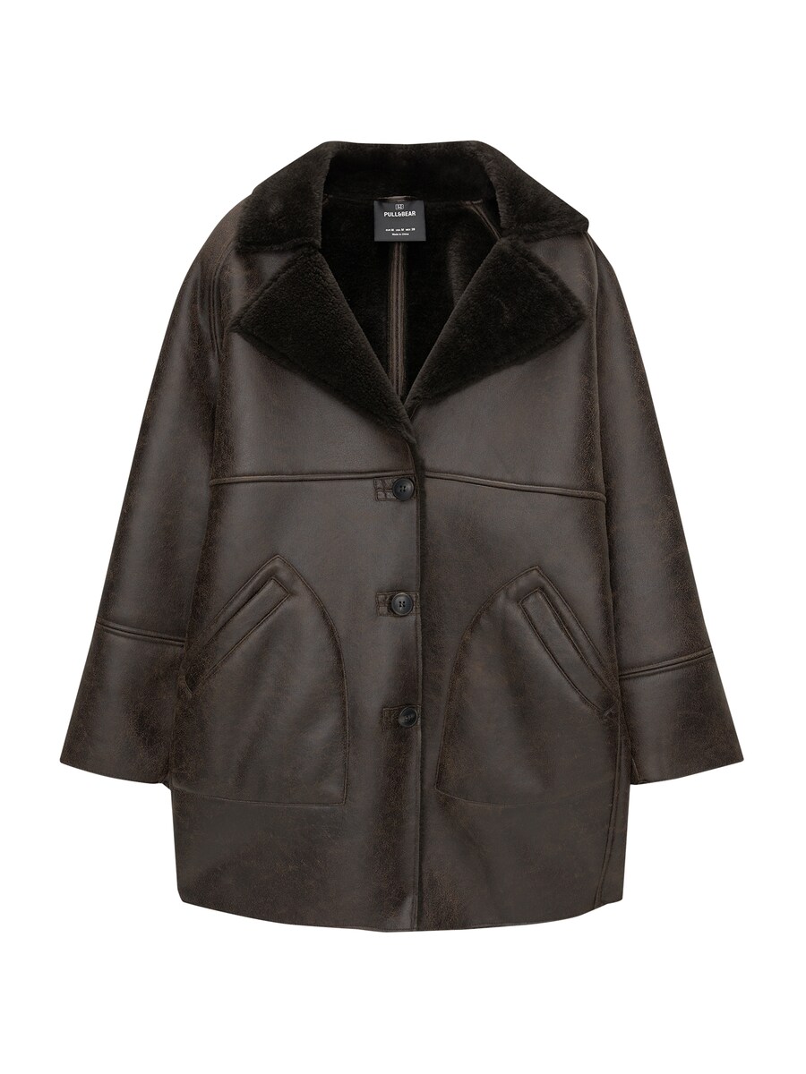 Зимнее пальто Pull&Bear, темно-коричневый
Зимнее пальто Pull&Bear, темно-коричневый