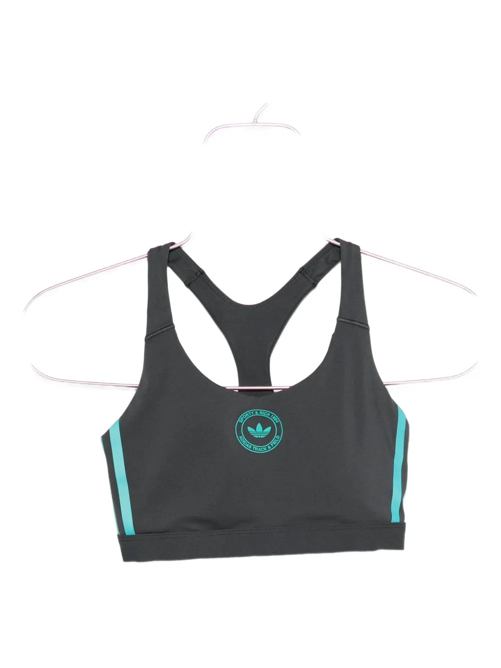 Спортивный бюстгальтер с логотипом и борцовской спинкой Adidas, серый
Спортивный бюстгальтер с логотипом и борцовской спинкой Adidas, серый