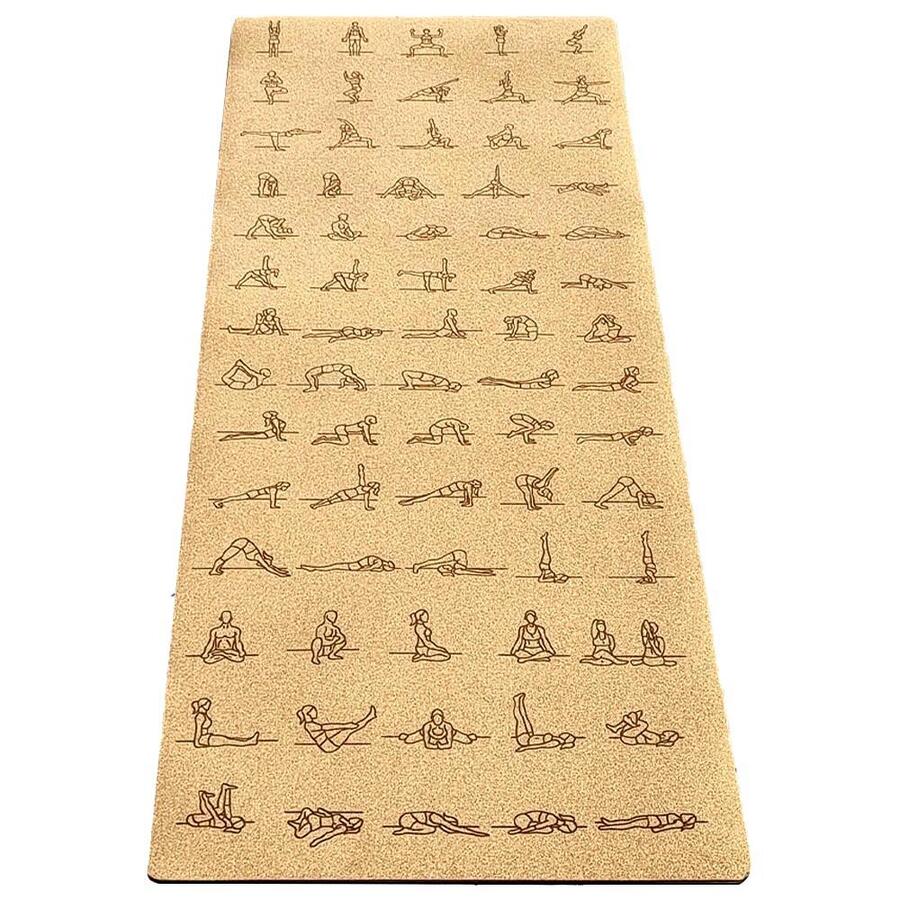 ACHAMANA Коврик для йоги из пробки, новая концепция, 3 слоя, 6 мм x 68 см x 1,83 м - Асаны
ACHAMANA Коврик для йоги из пробки, новая концепция, 3 слоя, 6 мм x 68 см x 1,83 м - Асаны