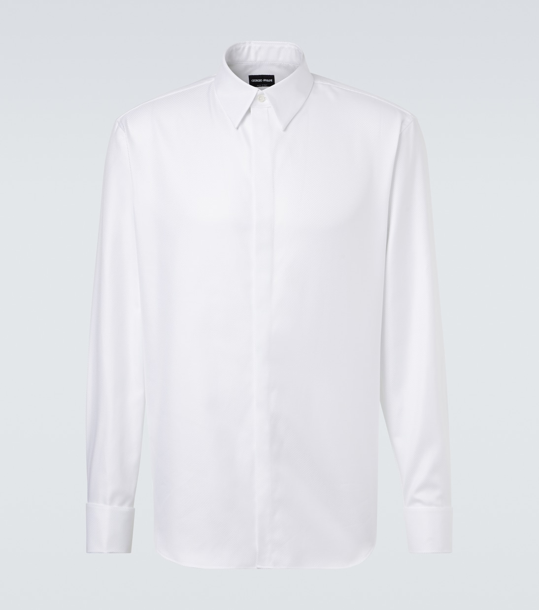 Хлопковая рубашка из твила Giorgio Armani, Brilliant White
Хлопковая рубашка из твила Giorgio Armani, Brilliant White