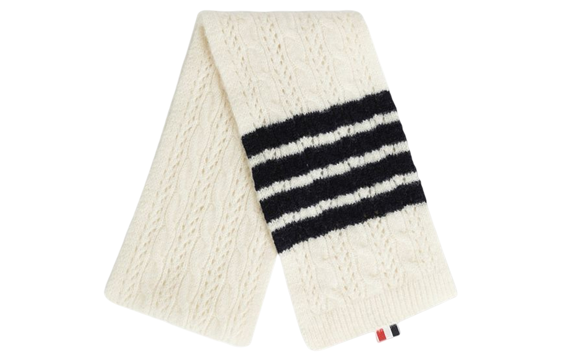 THOM BROWNE Вязаный шарф женский белый
THOM BROWNE Вязаный шарф женский белый