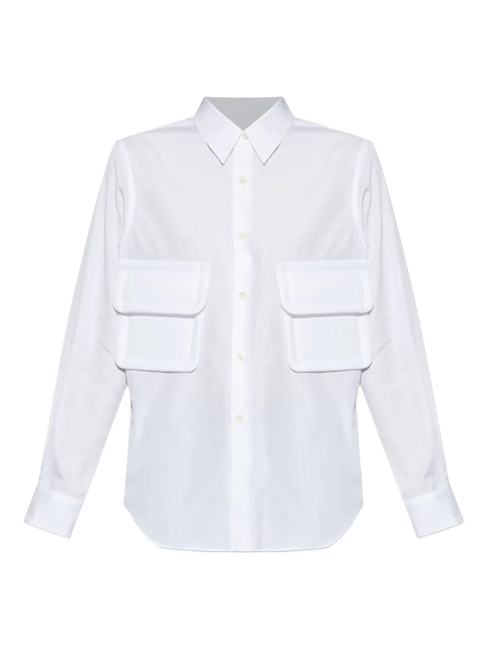 Рубашка с двумя карманами Comme Des Garçons Comme Des Garçons, белый 
Рубашка с двумя карманами Comme Des Garçons Comme Des Garçons, белый