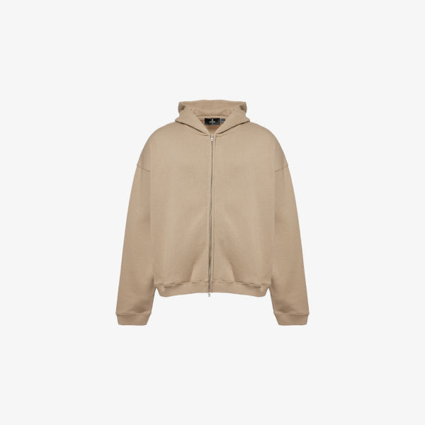 Худи Represent на молнии с логотипом из хлопка свободного кроя, бежевый
Худи Represent на молнии с логотипом из хлопка свободного кроя, бежевый