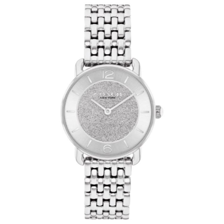 COACH Часы женские кварцевые steel strap 28mm silver dial
COACH Часы женские кварцевые steel strap 28mm silver dial