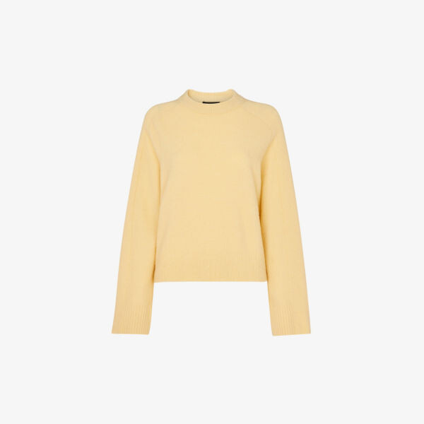 Джемпер Alana с круглым вырезом, прямого кроя, из смесовой шерсти стретч Whistles, желтый
Джемпер Alana с круглым вырезом, прямого кроя, из смесовой шерсти стретч Whistles, желтый