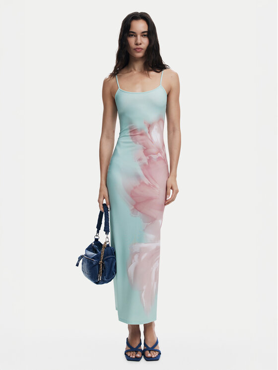 Летнее платье стандартный крой Lyon 25SWVK44 Desigual, бирюзовый
Летнее платье стандартный крой Lyon 25SWVK44 Desigual, бирюзовый