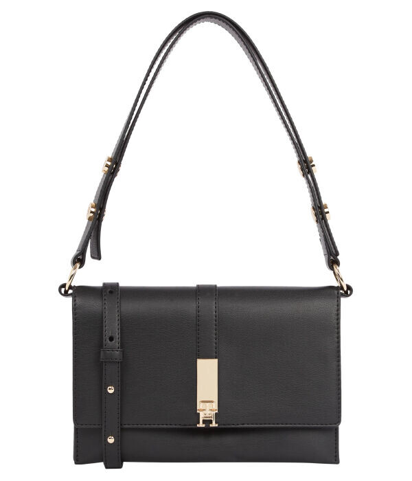 Сумка Tommy Hilfiger с застежкой, черный 
Сумка Tommy Hilfiger с застежкой, черный