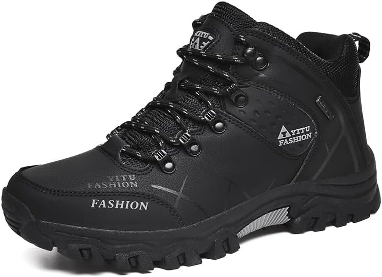 Мужские зимние ботинки Qacksv, водонепроницаемые, теплые, с меховой подкладкой, противоскользящие, водостойкие, для походов и работы, низкие повседневные легкие походные сапоги для мужчин, черный
Мужские зимние ботинки Qacksv, водонепроницаемые, теплые, с меховой подкладкой, противоскользящие, водостойкие, для походов и работы, низкие повседневные легкие походные сапоги для мужчин, черный