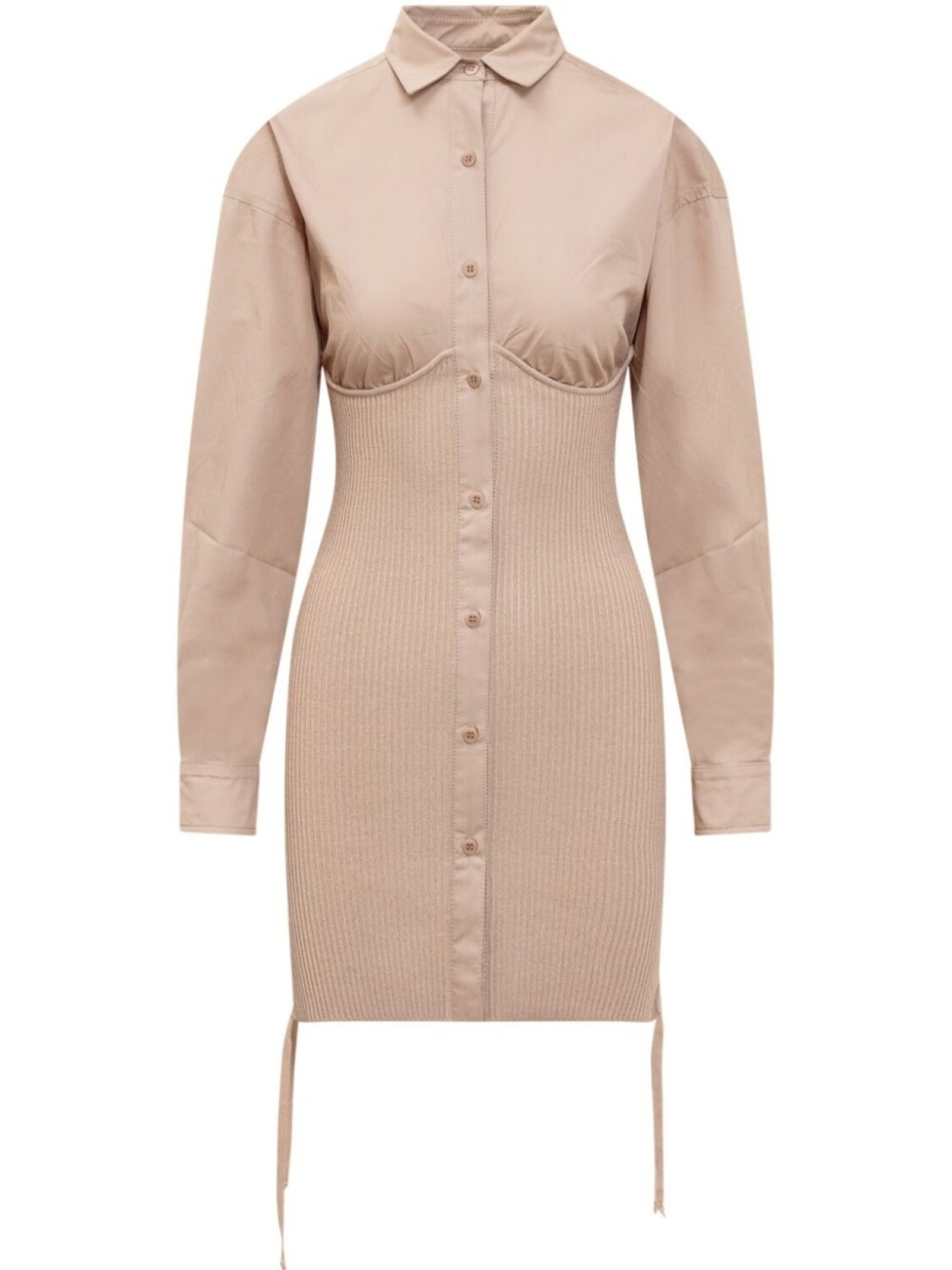 Мини-платье в рубчик ANDREĀDAMO, нейтральный цвет
Мини-платье в рубчик ANDREĀDAMO, нейтральный цвет