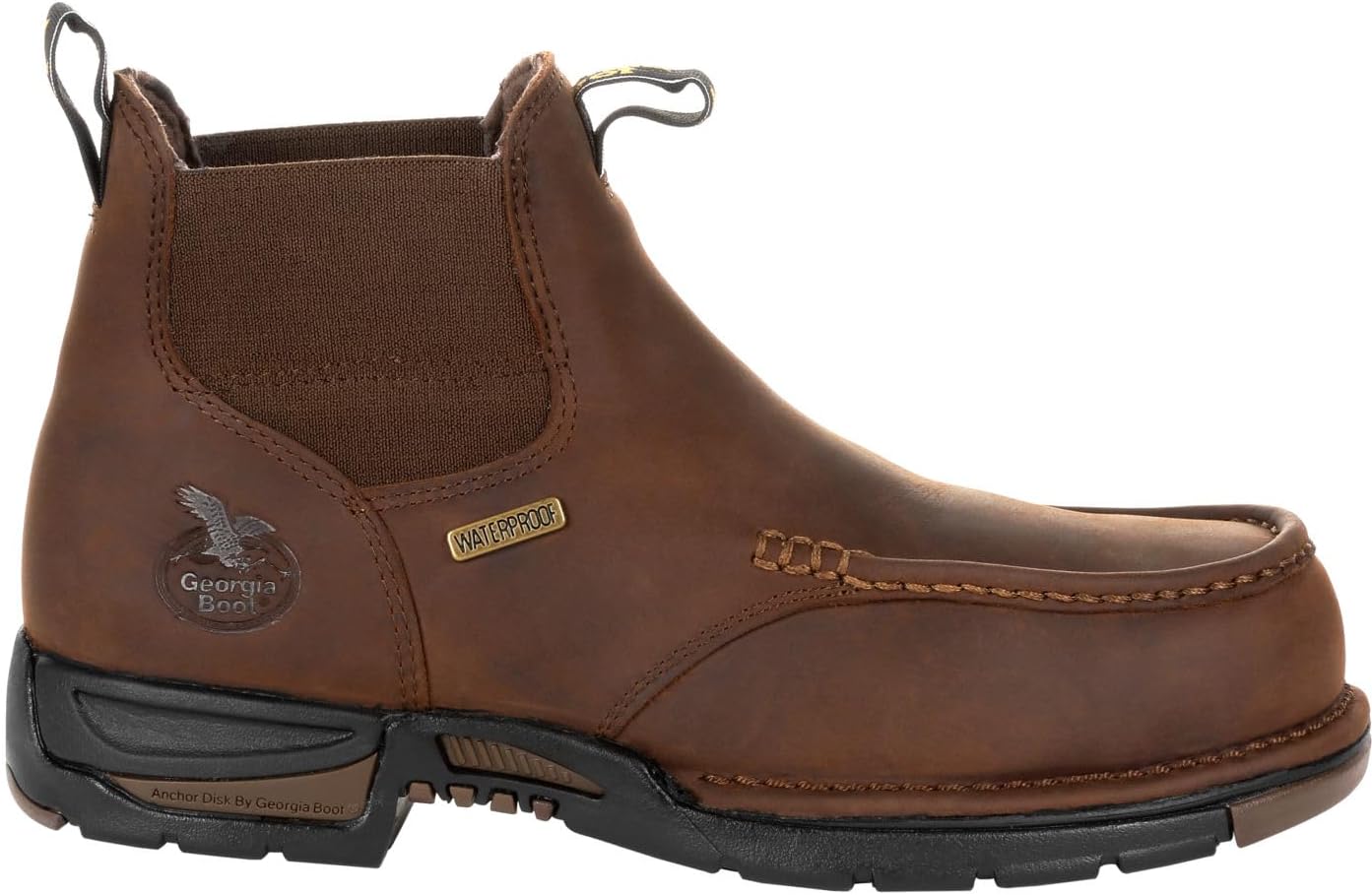 Унисекс водонепроницаемые ботинки Georgia Boot Athens Chelsea, темно-коричневый
Унисекс водонепроницаемые ботинки Georgia Boot Athens Chelsea, темно-коричневый